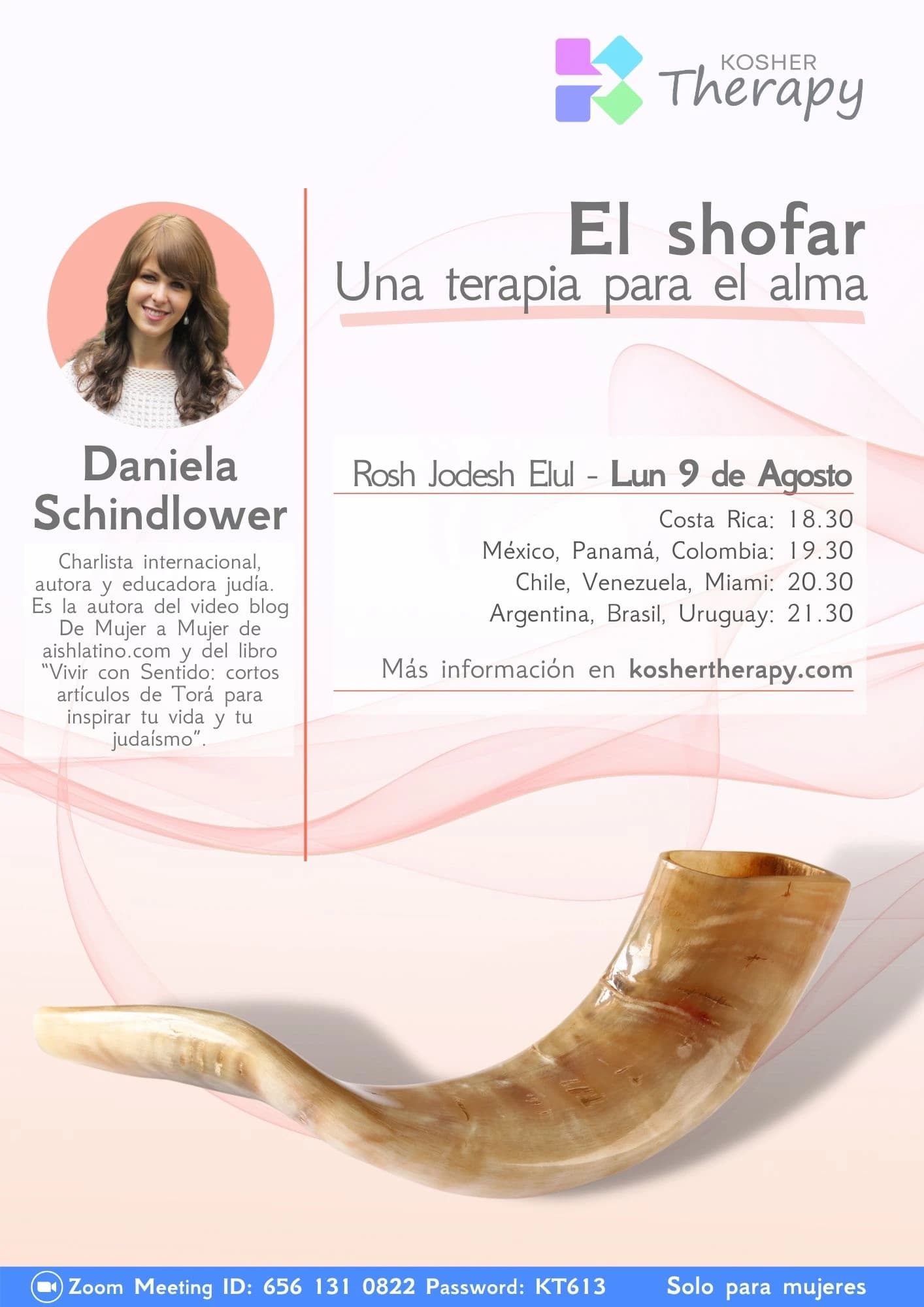 Charla: El Shofar, una terapia para el alma